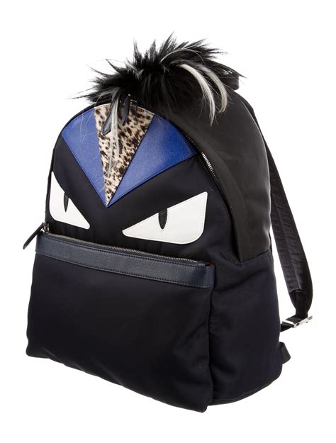 fendi bugs backpack monster blue|fendi monsters on sale.